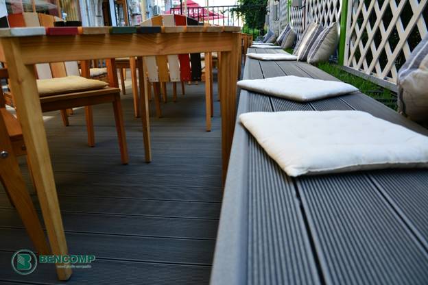 mobilier urban realizat din profile WPC Bencomp